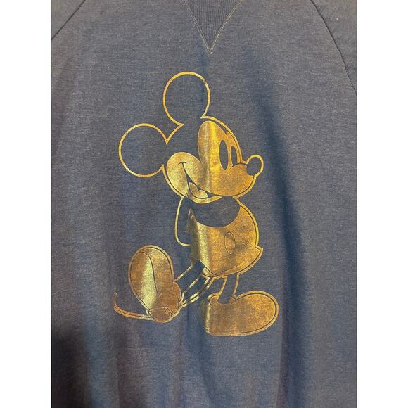 Walt Disney World Mickey Mouse Blue Sweatshirt Medium - Picture 4 of 6